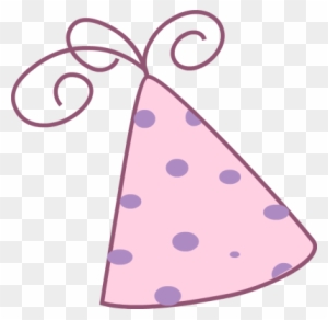 Pink Birthday Hat Clip Art - Pink Party Hat Png