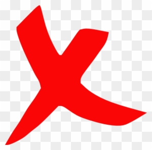 small red x clip art