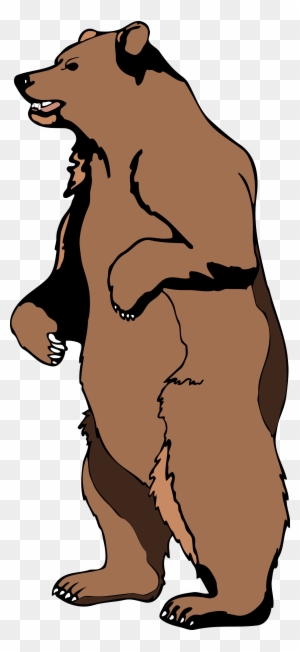 Clipart Info - Grizzly Bear Standing Clipart