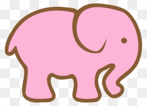 No Pienses En Un Elefante Rosa Ciara Molina Sewing - Pink Elephant Cut Out