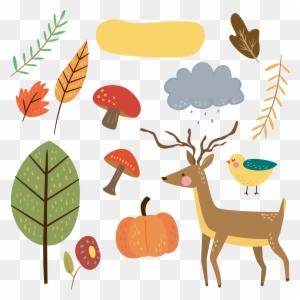 Free Critter Autumn Planner Stickers And Clip Art - Autumn Stickers Png