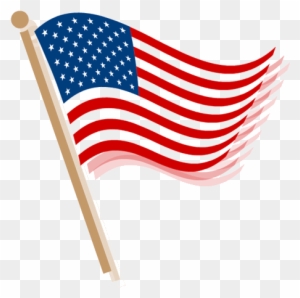 American Flag Clip Art Waving - American Flag Clip Art