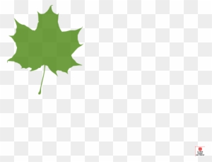 Green Maple Leaf Clip Art At Clker - Leaves Silhouette