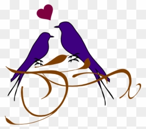 Dove Clipart Wedding Bell - Clip Art Love Birds