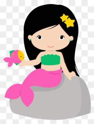 Girl Clipart - Mermaid Clipart