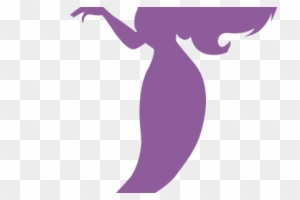 Mermaid Clipart Transparent - Mermaids Silhouette Purple