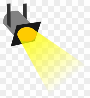 Free Person Clipart Image Cartoon Spotlight Clipart - Spot Light Clip Art