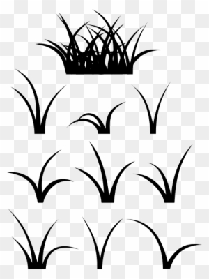 Grass Clip Art - Blades Of Grass Silhouette