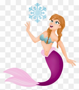 Clip Art Mermaid - Anna Mermaid Clipart