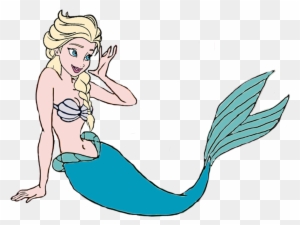Mermaid Clipart Elsa - Alice As A Mermaid