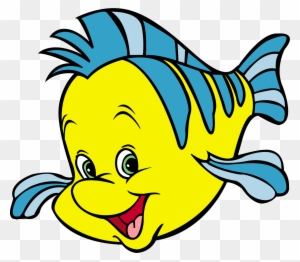 Flounder Clipart - Flounder From The Little Mermaid