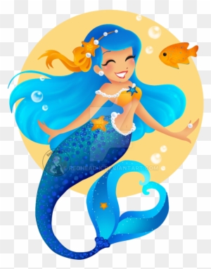Blue Mermaid By Redhead-k - Blue Mermaid Transparent