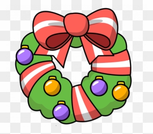 Christmas ~ Christmas Wreath Clip Art Clipart Garland - Cartoon Christmas Pictures Clip Art