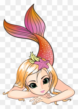 Mermaid Clipartbeach - Fairy Mermaid Clipart