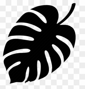 Hire To Inspire - Jungle Leaf Clipart Black And White
