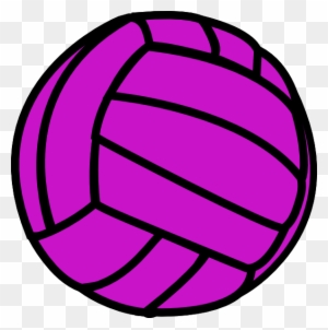 Clipart Info - Purple Volleyball