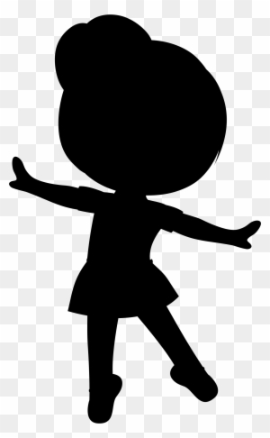 Clipart - Little Ballerina Silhouette