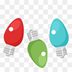 Light Bulb Clip Art For Christmas - Christmas Light Clip Art