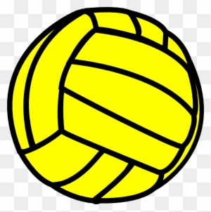 Volleyball Clip Art - Volleyball Black And Yellow