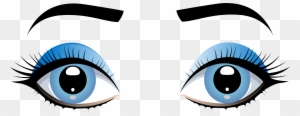 Clipart Homey Design Clipart Of Eyes Blue Female With - Female Brown Eyes Png