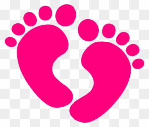 baby foot print clip art free