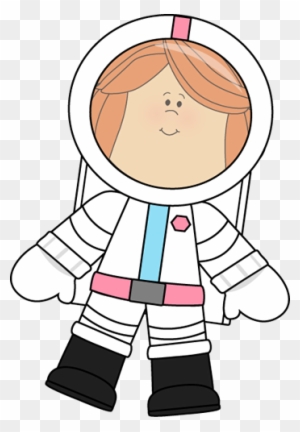 Little Girl Astronaut Clip Art - Kid Astronaut Clipart