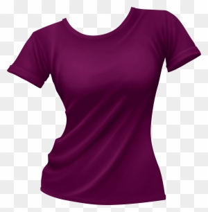 Female T Shirt Png Clip Art - Woman T Shirt Png