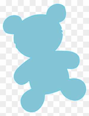 Baby Blue Teddy Clip Art At Clker - Blue Teddy Bear Clip Art