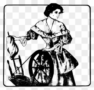 18992 Black Woman Clipart Free Public Domain Vectors - Woman On A Spindle