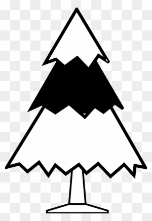 Present Black And White Christmas Present Clipart Black - Tree Line Drawing Clip Art
