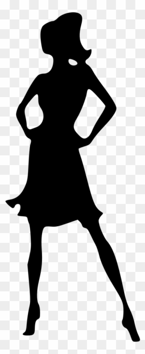 Public Domain Clip Art Image Illustration Of A Female - Woman Clipart Silhouette