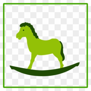 Green Horse Clipart - Icon