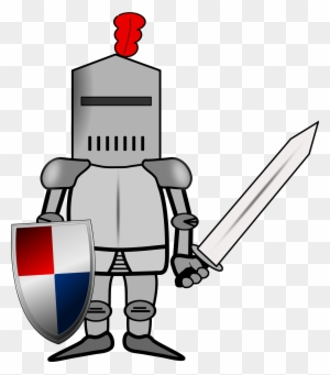 Majestic Looking Knight Clip Art Clipart Ritter Big - Knight In Armor Clipart