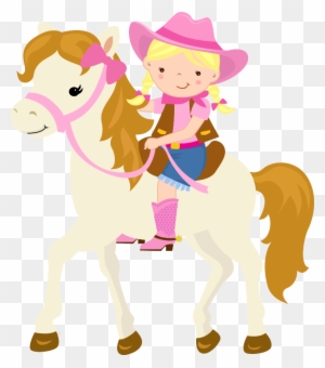 Pin By Crafty Annabelle On Cowgirl Printables Pinterest - Cowgirl And Horse Cartoon