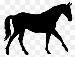 Horse Silhouette Clip Art Many Interesting Cliparts - Silhouette Of A Horse