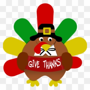 Give Thanks Turkey Clip Art - Thanksgiving Turkey Clipart