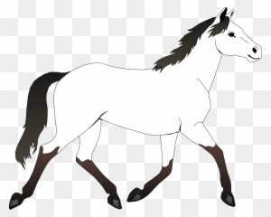 Clip Art Info - Mustang Horse Coloring Pages