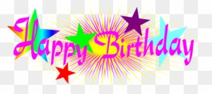 Happy Birthday Text Clipart, Transparent PNG Clipart Images Free Download -  ClipartMax