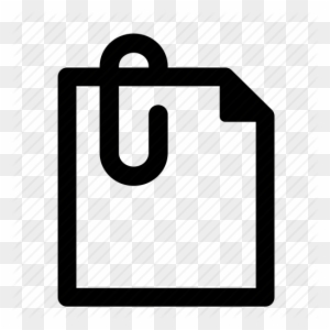 Paper Clip Icon - File Work Icon