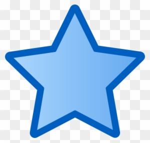 Star Outline Clipart Blue Star Clip Art At Clker Vector - Star Clipart Blue