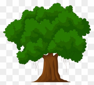 Cartoon Green Tree Png Clipart - Green Tree Cartoon