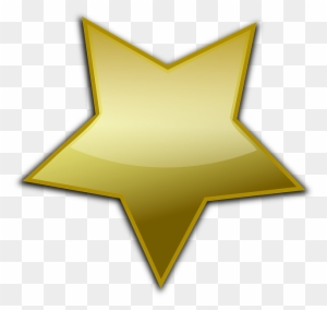 Gold Star Clipart Gold Star Clip Art At Clker Vector - Gold Star Vector Png