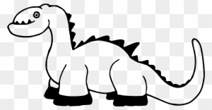 Dinosaur Clip Art Black And White - Animals With A Underbite