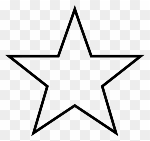 Star Shape Cliparts - 5 Point Star Outline