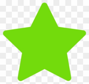 Green Star Clip Art - Star Icon Png Green