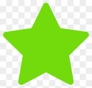 Green Star Clip Art - Star Icon Png Green