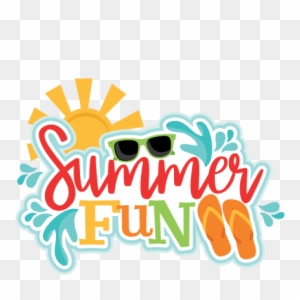 Summer Fun Clip Art Summer Fun Title Svg Scrapbook - Free Summer Fun Clip Art
