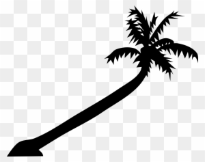 Free Bent Palm Tree Clipart Clipart And Vector Image - Custom License Plate 7 X 4"
