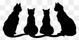 Clipart Info - Cats Black And White Clipart