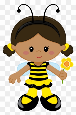 Bumble Bee Girl Clip Art - Girl Bee Clipart